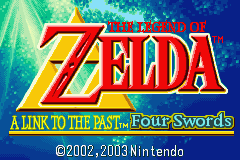 The Legend of Zelda - A Link to the Past & Four Swords Title Screen